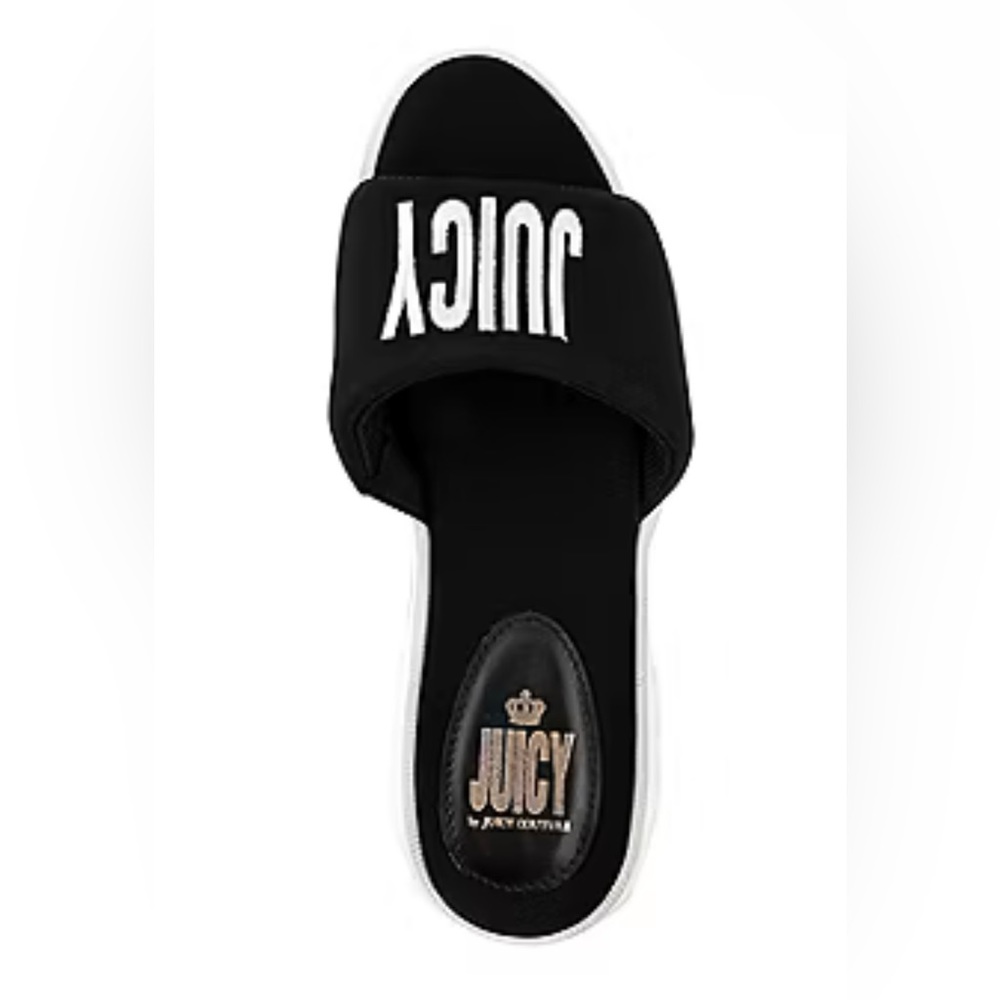 Juicy Couture J Orca Womens High Platform Slip-On Womens Sandals Size 11M Black